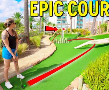 This Mini Golf Course is INCREDIBLE!