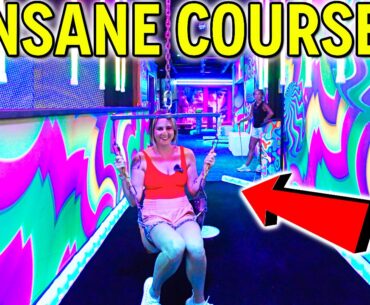 Mind Blowing ONE OF A KIND Mini Golf Course! - It's CRAZY!