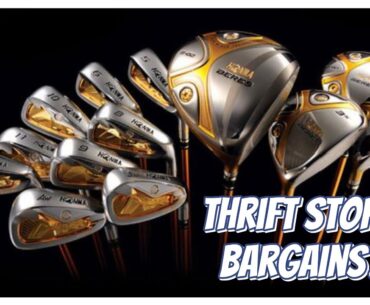 cheap golf clubs at thrift store. Bargains or not? Aug 2024