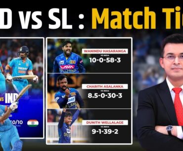 IND vs SL : The three-match ODI series hangs in the balance as the first ODI ends in a tie.