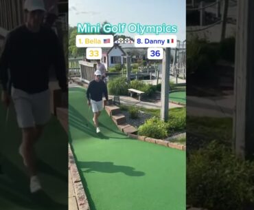 Hole 16, Round 1 | #1 Bella 🇺🇸 vs #8 Danny 🇫🇷 (Mini Golf Olympics)