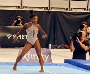 Simone Biles - HUGE 15,100 on Floor - US Championships 2024 Day 2