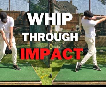 Whipping The Golf Club Is So EASY When You do These 2 SIMPLE DRILLS