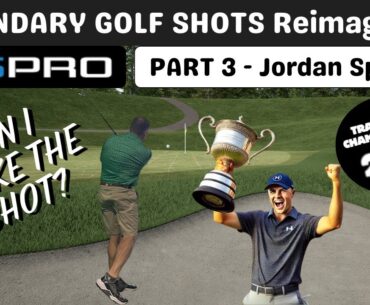 Legendary Golf Shots Reimagined on GSPro. Part 3 (Jordan Spieth) #gspro #carlsplace #takomogolf