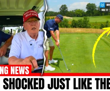 Golf fans sent into FRENZY over Donald Trump and Bryson DeChambeau  video!!