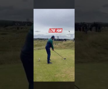 Padraig Harrington rips a tee shot at #theopen ! #padraigharrington #tomgillisgolfinstruction