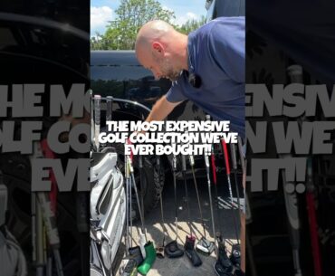 THE MOST EXPENSIVE GOLF COLLECTION WE’VE EVER BOUGHT!!