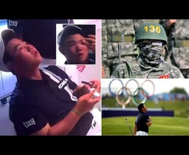 The Moment a South Korean Olympian Breaks Down in TEARS after Missing Out on a Medal in Men's Golf