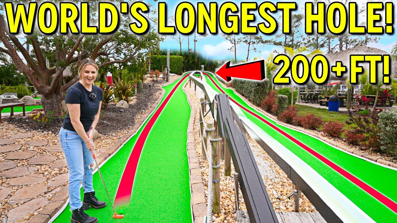The WORLD’S LONGEST Mini Golf Hole! – Elisha’s BEST GAME EVER! The WORLD'S LONGEST Mini Golf Hole! - Elisha's BEST GAME EVER!
