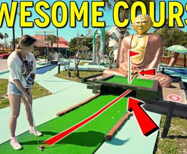 Must Play Classic Old School Mini Golf Course!