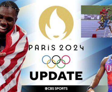 Noah Lyles WINS GOLD in Men's 100M in PHOTO FINISH I CBS Sports