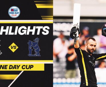 Jack Taylor hits explosive hundred as Gloucestershire host Warwickshire | One Day Cup Highlights