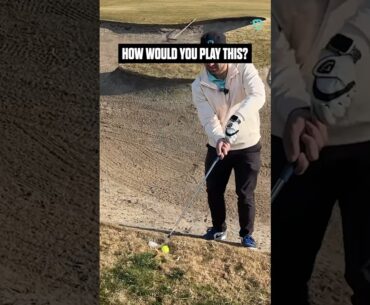 Seriously, how DO you hit this? #golf