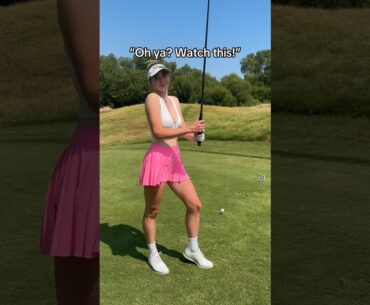 Girls can’t golf…
