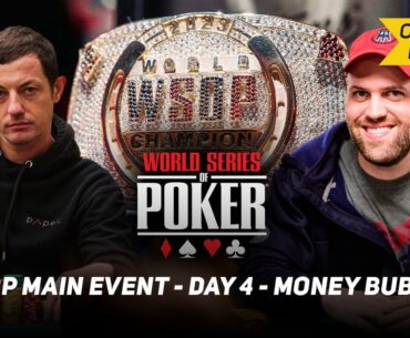 WSOP Main Event Day 4 Money Bubble with Tom Dwan & Barstool Nate[PREVIEW]