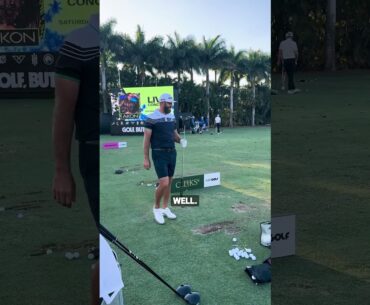 DJ Tries Bryson's 6° Driver  #4acesgc #golfswing #dustinjohnson  @brysondechambeau  @CrushersGC