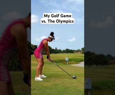 The Olympics vs. My Golf Game #golf #paris2024