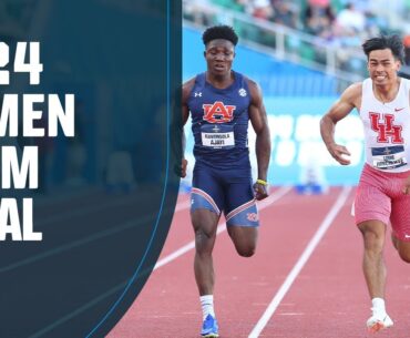 Men's 100m final - 2024 NCAA outdoor track and field championships