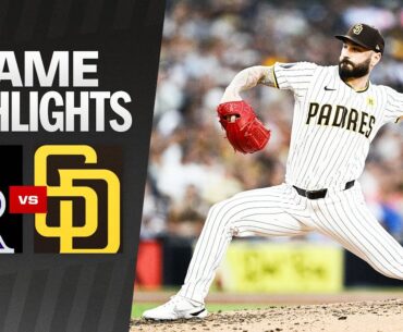 Rockies vs. Padres Game Highlights (8/3/24) | MLB Highlights
