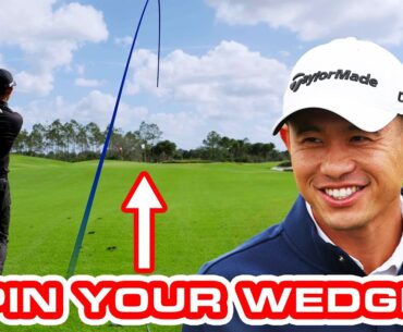 Collin Morikawa's Secret To Spinning 50-Yard Wedge Shots | TaylorMade Golf