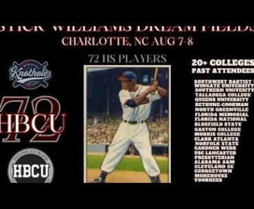 MPTV Live - HBCU 72 High School Baseball Showcase  ❌ Minority Prospects (2025’s) | 8-7-24