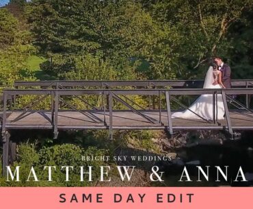 Matthew + Anna's Scarborough Golf & Country Club Wedding | SAME DAY EDIT