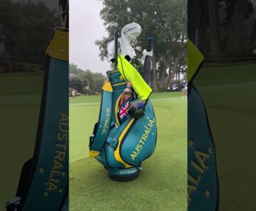Min Woo Lee’s custom golf bag 👀