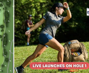 Disc Golf Pros Tee Off at Idlewild || 2024 LWS Open Round 2
