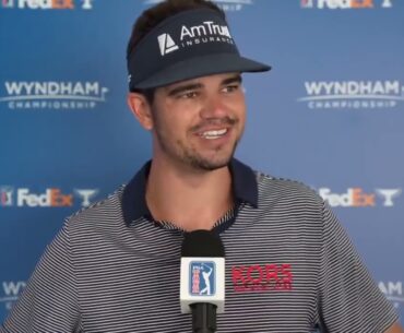Beau Hossler Friday Flash Interview 2024 Wyndham Championship