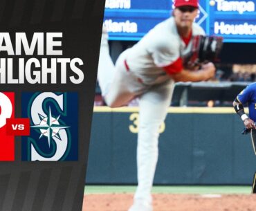 Phillies vs. Mariners Game Highlights (8/2/24) | MLB Highlights