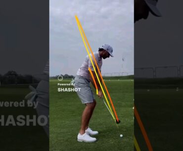 @max.homa How to do Approach, Hand & Head Move. traced by shashot#GOLF #golfswing #골프 #proswing #pga
