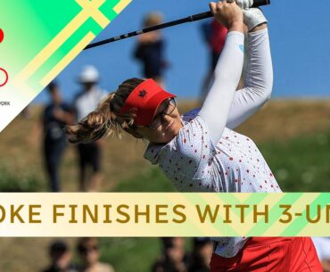 Brooke Henderson's Olympic medal drive stalls on back nine, finishes tied for 13th | #paris2024