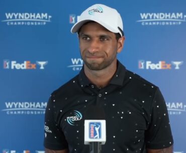 Aaron Rai Saturday Flash Interview 2024 Wyndham Championship
