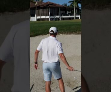 How To Get Out Of A Bunker 😐 #golf #golfswing  @gabbygolfgirl