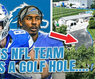 This NFL Team Built a Golf Hole at Their Practice Facility!