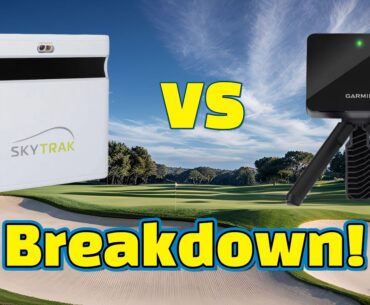 SKYTRAK+ VS Garmin R10 Breakdown! #garminr10  #skytrak  #golfsimulator