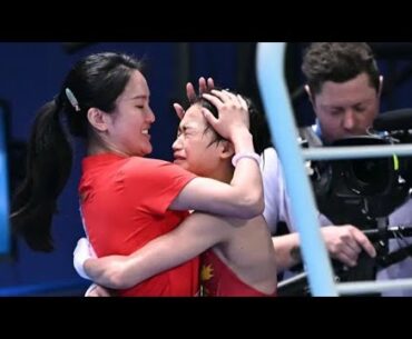 🇨🇳 China's Quan Hongchan gold winning performance in women's 10M platform! Paris Olympics 2024