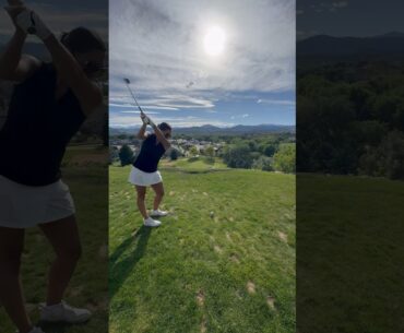 golf swing of the day ⛳️ #golf #golfer #golfswing #golfing #golfgirl #golftime #pitchingwedge