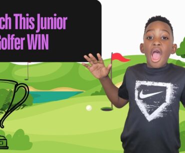 9-Year-Old Golf Star's Incredible 3-Hole Play at the Ted Rhodes Tournament!