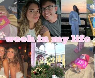 the most summery week in my life🍦☀️⛱️| cape may, mini golf, beach days & books, nights out w friends
