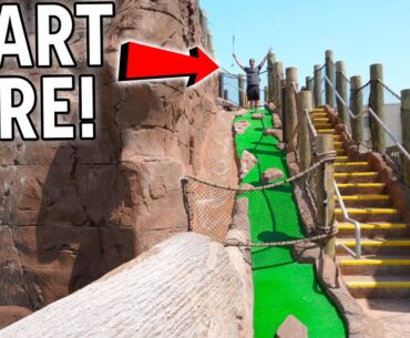 We Found an AMAZING Mini Golf Course Where We'd Least Expect It!