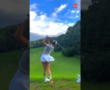 Asian girl #golfswing | golf swing #short