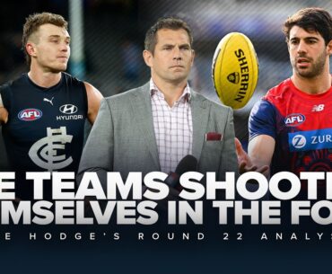 Which clubs are causing TROUBLE for themselves? Luke Hodge's Round 22 analysis - SEN