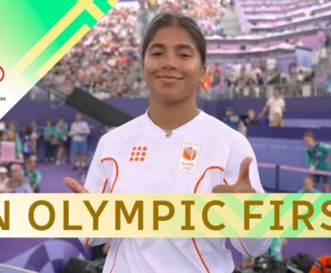 Watch the first ever breaking routine as an Olympic sport during the Games | #paris2024