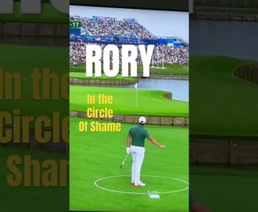 RORY IN THE CIRCLE OF SHAME #shorts #diy #golftips #golf #golfer #short #golfswing #power #tips