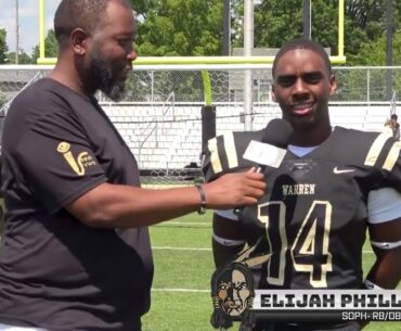 BTL w/ Coach Stella Warren G. Harding Media Day 2024 : Elijah Phillips