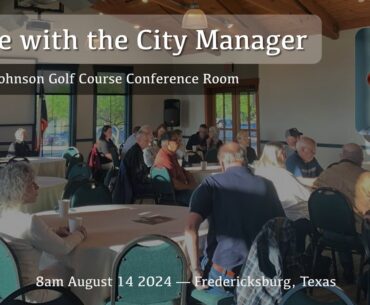 2024.8 Coffee With the City Manager - August 2024
