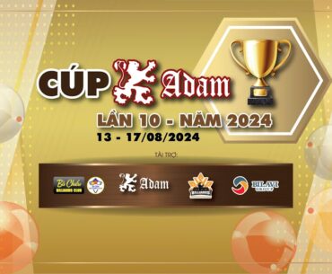 Bé Sáu (Bà Chiểu) VS Hoàng Long (202) - Trận 31 | GIẢI CAROM 3 BĂNG ADAM CUP LẦN X 2024