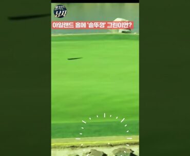 파~3,아일랜드 홀이 솥뚜껑 그린이라면 아마~#golf#golfswing#골프장