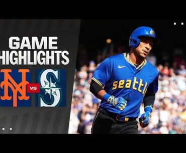 Mets vs. Mariners Game Highlights (8/11/24) | MLB Highlights